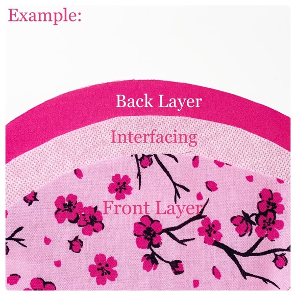 2/$20 Triple Layer Handmade Face Mask - Picture 6 of 9